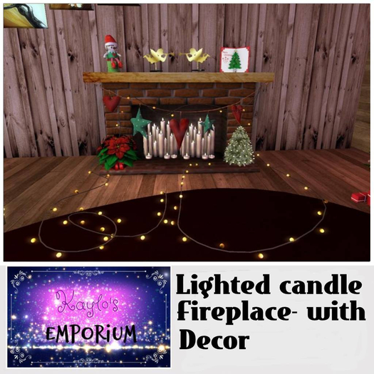 KE-Candle fireplace-boxed