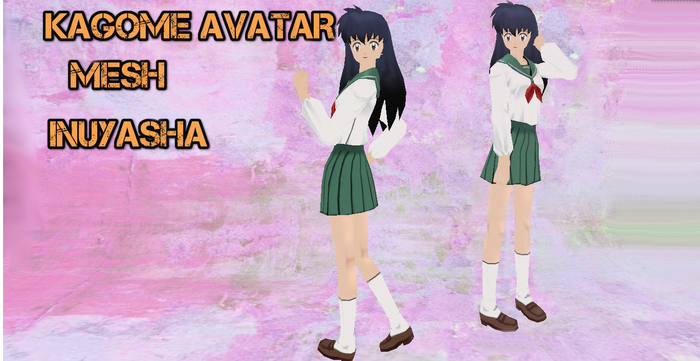 KAGOME Inuyasha avatar mesh anime