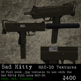 Bad Kitty MAC-10 Worn Olive Textures (V)