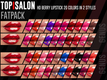 TOP1SALON - HD BERRY LIPSTICK (Genus) FATPACK