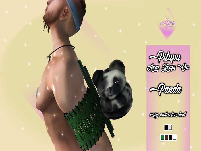 reYna - Pulipu Arm Straps On PANDA WEAR ME