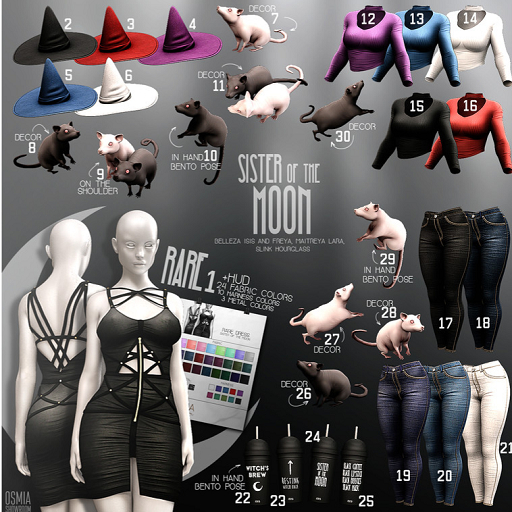 OSMIA - SisterOfTheMoon.Gacha - Witch.Dress -  Maitreya - RARE