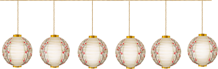 ART CHINESE LANTERNS STRING LIGHTS FANTASMAGORIA BY FLAME