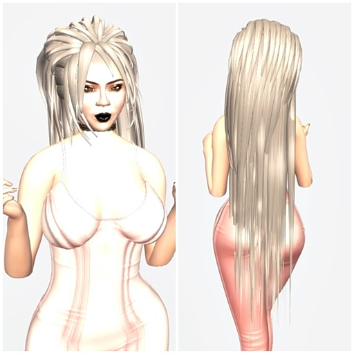 VC - Hair silver very long