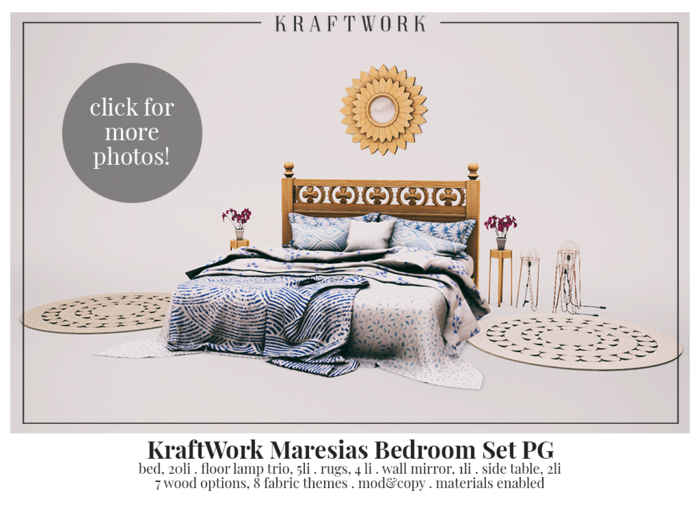 KraftWork Maresias Bedroom Set PG (Add Me)
