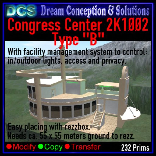 DCS Congress Center 2k1002 Type B
