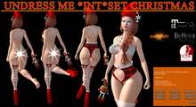 **INT*SET  CHRISTMAS SLINK -UNDRESS ME HUD COLORS