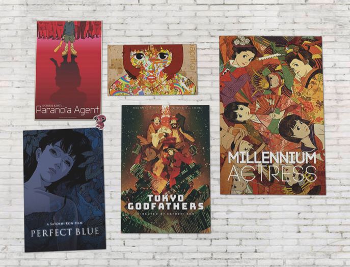 Satoshi Kon anime posters