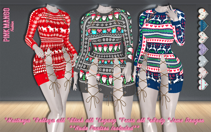 *Pink Mango* Noelia Sweater Dress