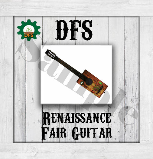 THF WHITE DFS Renaissance Fair Guitar (Add