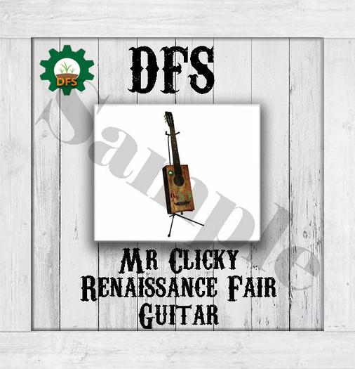 THF WHITE DFS Mr Clicky - Renaissance Fair Guitar