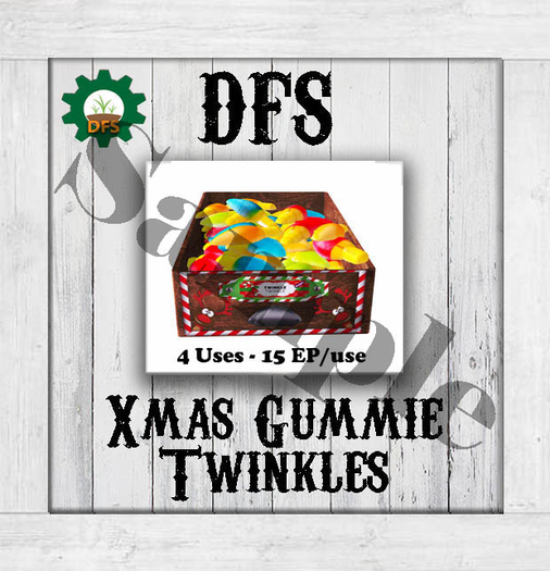 THF WHITE DFS Xmas Gummie - Twinkles