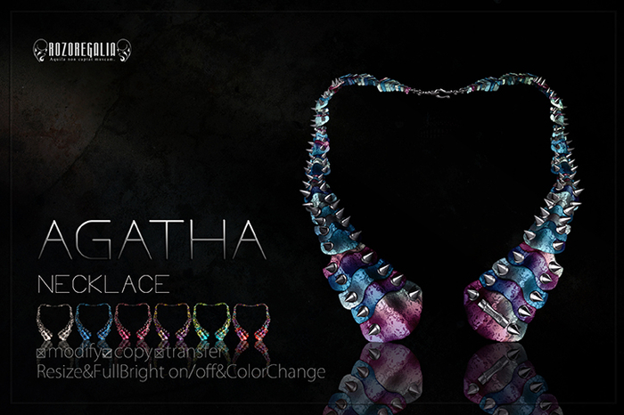 ROZOREGALIA_AGATHA*NECKLACE