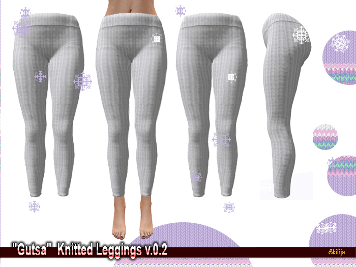 -SKIFIJA- "Gutsa" Knitted Leggings v.0.2 for Maitreya Lara