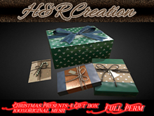 H&R CHRISTMAS Presents- 4 gift box- FULL PERM -Package