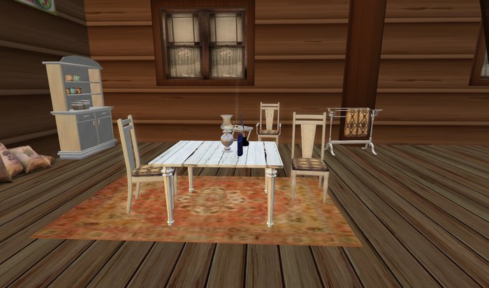 Black Karbon-Rustic Country dining set boxed