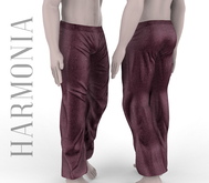 * Harmonia Berry Woven Menswear Pants Joggers Signature Gianni