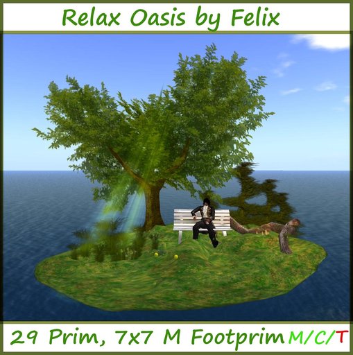 Relax Oasis 29 Prim 7x7 M Footprim 