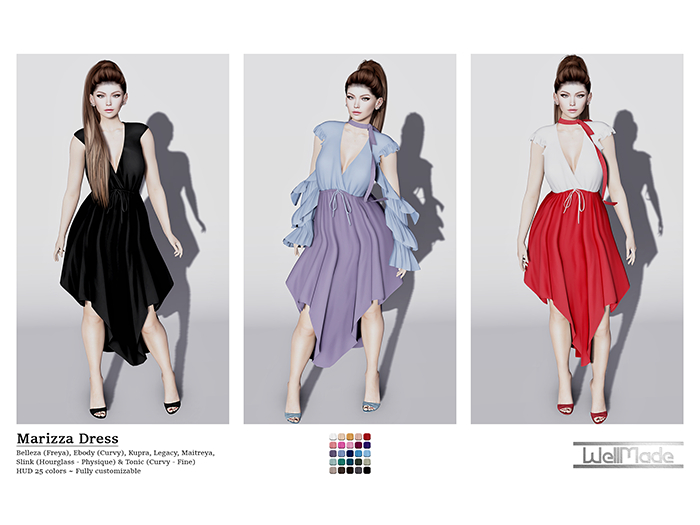 [WellMade] Marizza Dress 