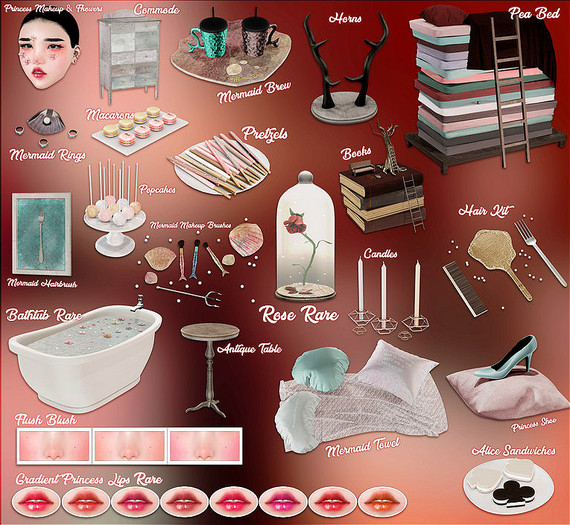 Wednesday[+] ~ Princess Life ~ Commode ~ COMMON