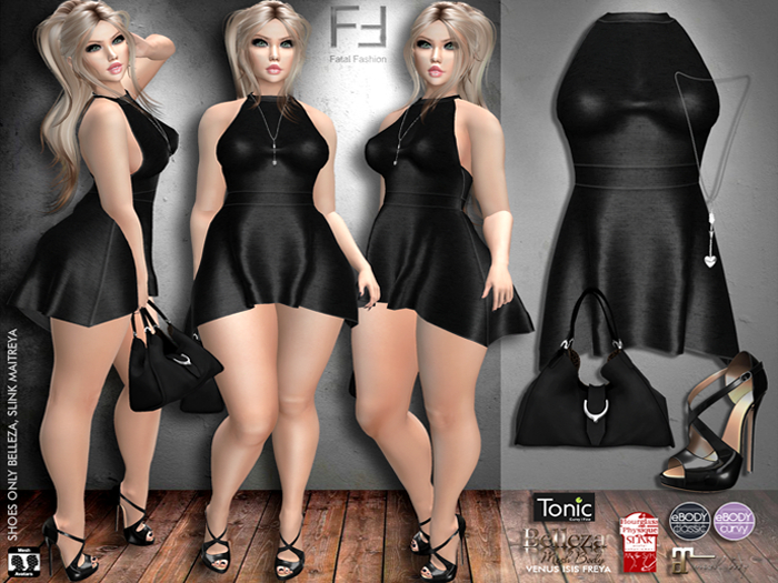 Fatal Fashion - Outfit 153: Dress, Shoes, Bag, Necklace