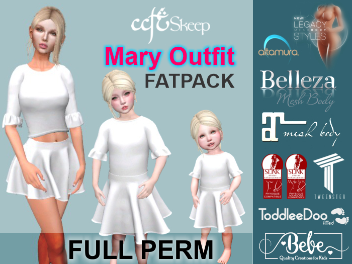 Skeep - Mary outfit - Fatpack