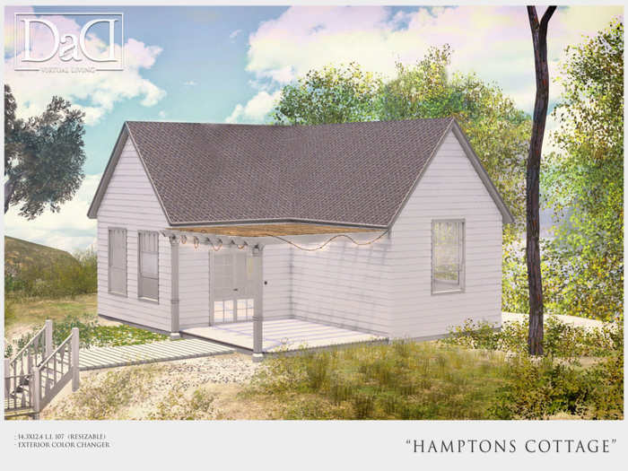 Hamptons Cottage + Modular deck - Fatpack
