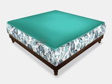 Zaara [home] Block printed futon turquoise