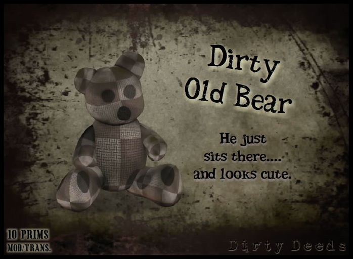 Dirty Old Bear - Teddy Bear