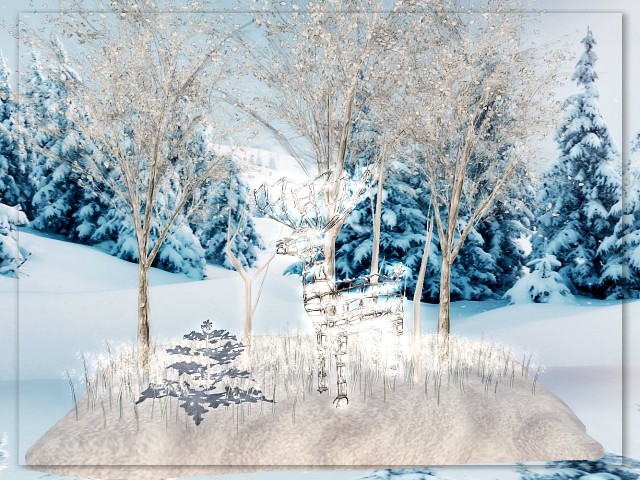 [AE] Garden Store - White Winter Scene A