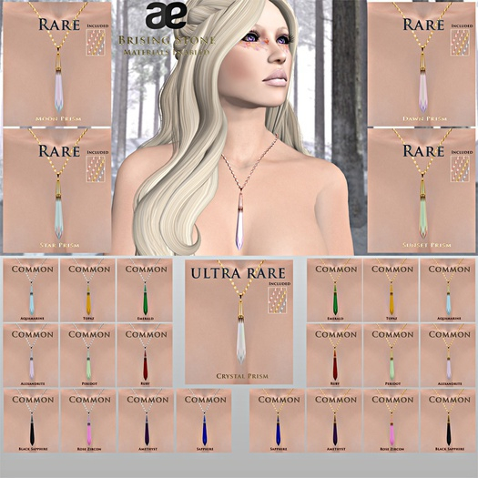 AE Brising Stone Pendant Gold  Peridot UNCOMMON