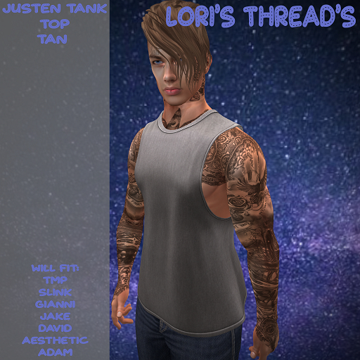 [L.T] Justen Tank Top - Tan (ADD ME)