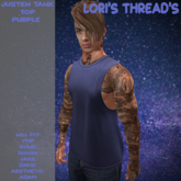 [L.T] Justen Tank Top - Purple (ADD ME)