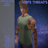 [L.T] Justen Tank Top - Green (ADD ME)