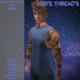 [L.T] Justen Tank Top - Blue (ADD ME)