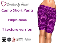 [CBH] Camo Short Pants - Purple