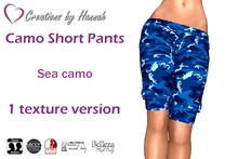 [CBH] Camo Short Pants - Sea