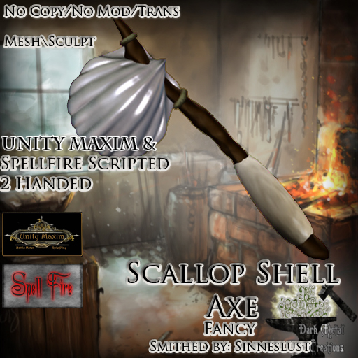 Kentavros Goods: Scallop Shell Axe-Fancy (Boxed)