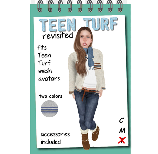 Teen Turf Loose Cardigan Set