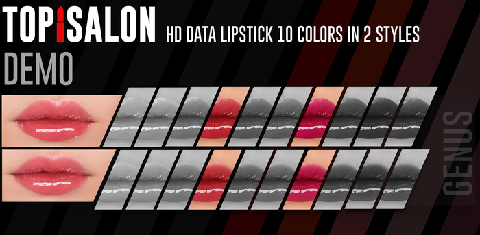 TOP1SALON - HD DATE LIPSTICK (Genus) DEMO