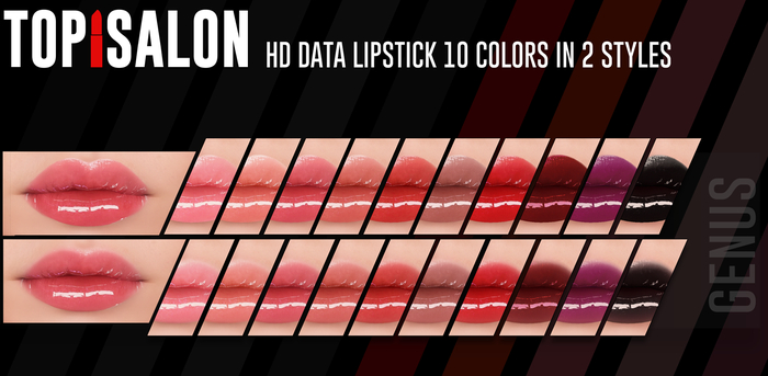 TOP1SALON - HD DATE LIPSTICK (Genus) P1 PALE
