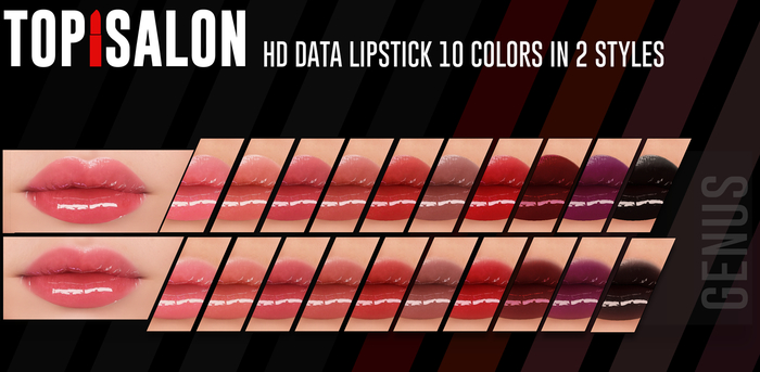 TOP1SALON - HD DATE LIPSTICK (Genus) P1 TAN