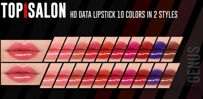 TOP1SALON - HD DATE LIPSTICK (Genus) P2 PALE