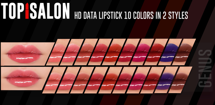 TOP1SALON - HD DATE LIPSTICK (Genus) P2 TAN