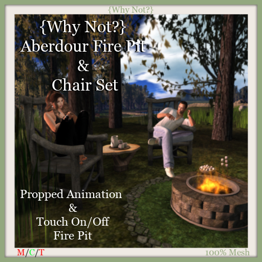 {Why Not?] Aberdour Fire Pit Set-Boxed