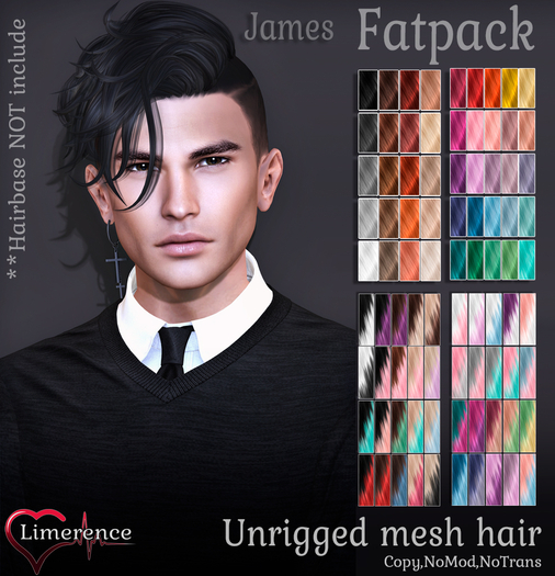 {Limerence} James hair-Fatpack(Mod)