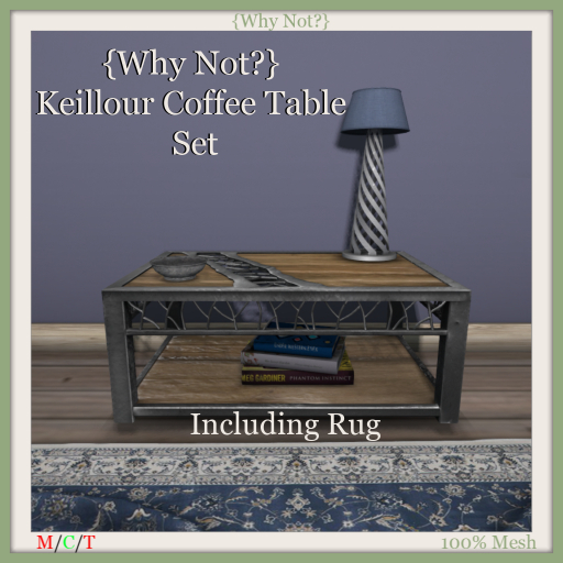 {Why Not?} Keillour Coffee Table Set-Boxed