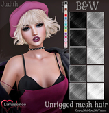 {Limerence} Judith hair-B&W