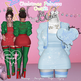 ::LL:: Christmas Princess Outfit // Blue {WEAR TO UNPACK}
