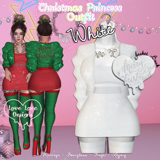 ::LL:: Christmas Princess Outfit // White {WEAR TO UNPACK}